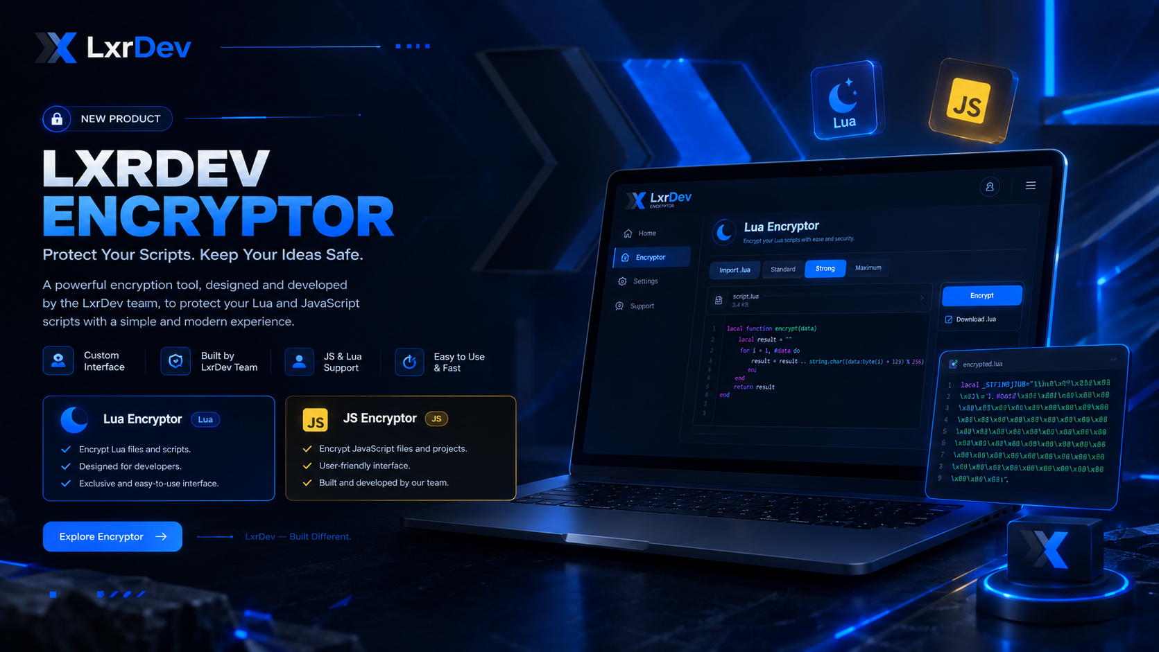 Encrypter JS & LUA